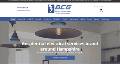 Desktop Screenshot of bcgelectrical.com